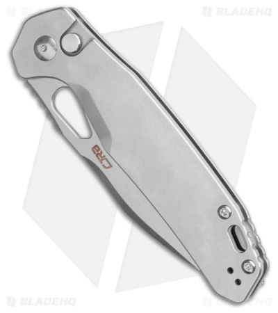 CJRB Frack Button Lock Knife SS (3.9" Stonewash AR-RPM9)