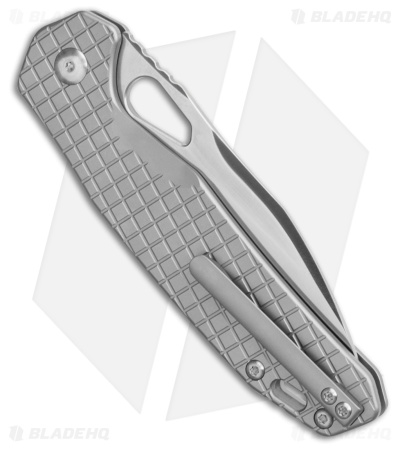 CJRB Frack Button Lock Knife Frag Pattern SS (3.9" Stonewash AR-RPM9)