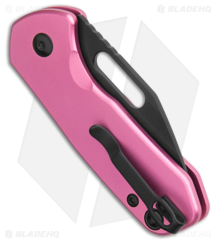 CJRB Mini Pyrite Knife Pink Aluminum | Black - Blade HQ