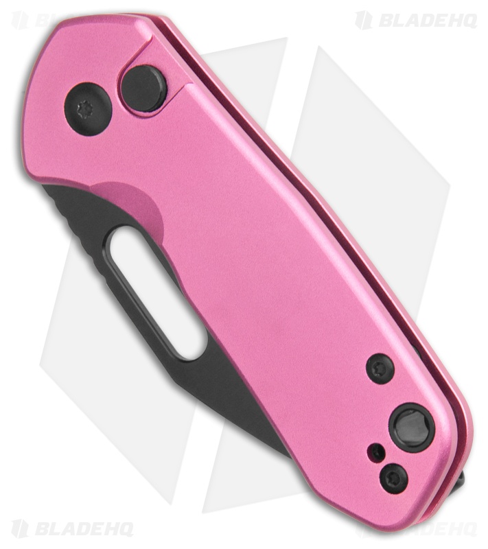 CJRB Mini Pyrite Knife Pink Aluminum | Black - Blade HQ