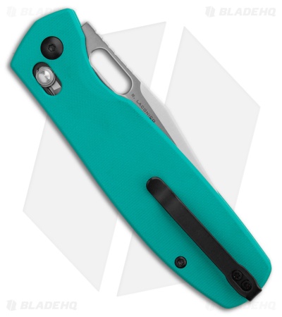 CJRB Prado Crossbar Lock Knife Aqua Green G-10 (3.75" Polished AR-RPM9)