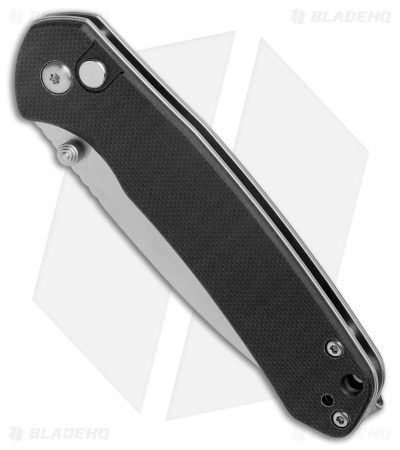 CJRB Pyrite Button Lock Knife Black G-10 (3.1" Stonewash AR-RPM9)