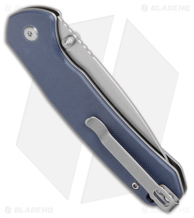 CJRB Pyrite Button Lock Knife Gray G-10 (3.1" Stonewash AR-RPM9)