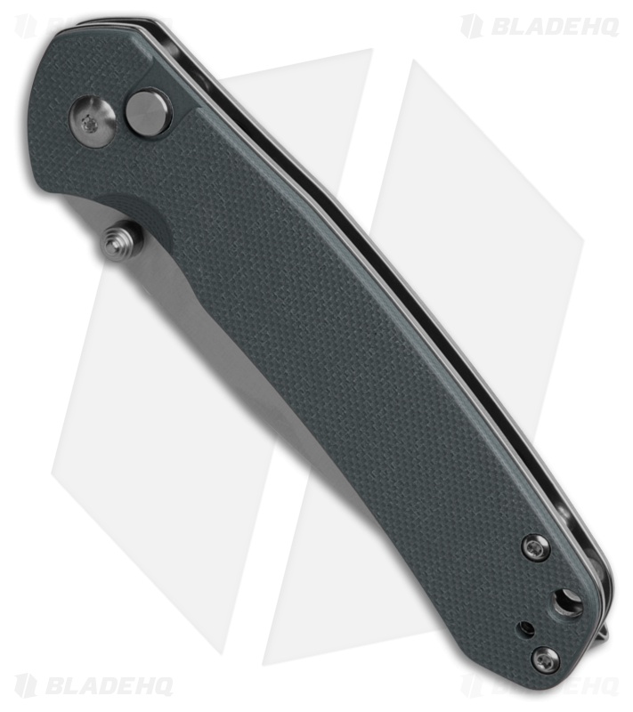 CJRB Pyrite Knife | Gray G-10 + Satin Tanto