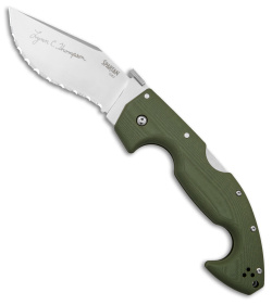 Cold Steel Lynn Thompson Signature Spartan Tri-Ad Lock Knife Serr (4.5" S35VN)