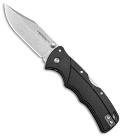 Cold Steel Verdict Clip Point Tri-Ad Lock Knife Black GFN (3" Stonewash)