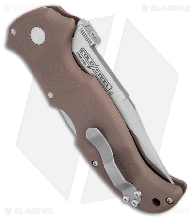 Cold Steel Bush Ranger Tri-Ad Lock Knife FDE G-10 (3.5" Satin S35VN) 31A