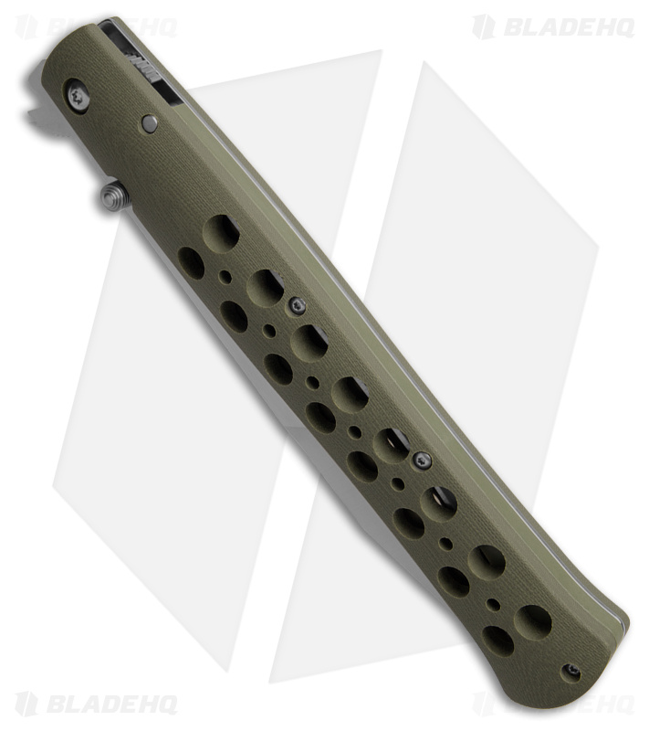 Cold Steel L Thompson Signature Ti-Lite VI Knife Green G-10 (6" Satin)