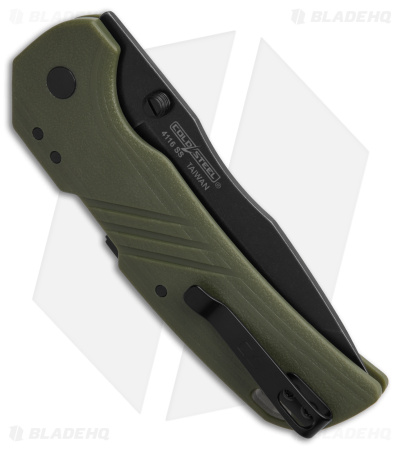 Cold Steel Engage Tanto ATLAS Lock Knife OD Green GFN (3" Black ) 4116SS