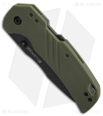 Cold Steel Engage Tanto ATLAS Lock Knife OD Green GFN (3" Black ) 4116SS