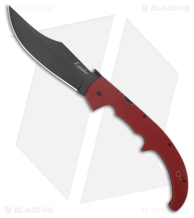Cold Steel Espada XL Knife Red G-10 + Black Clip Point