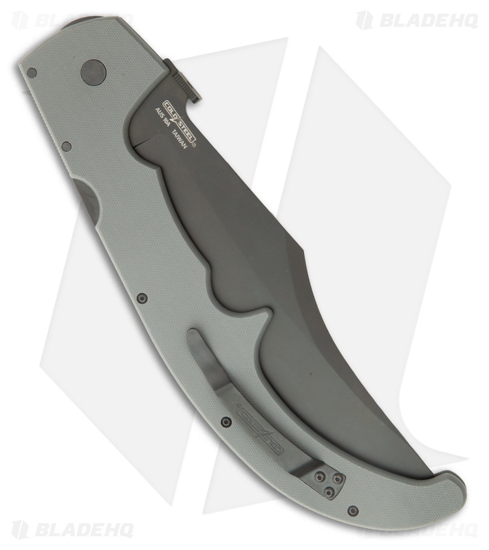 Cold Steel Espada XL Tri-Ad Lock Knife Gray G-10 (7.5" Black)