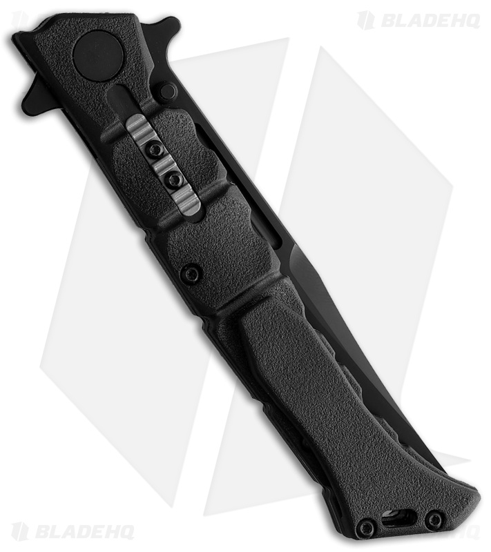 Cold Steel Medium Luzon Folding Flipper Knife Black GFN (4" Black) 