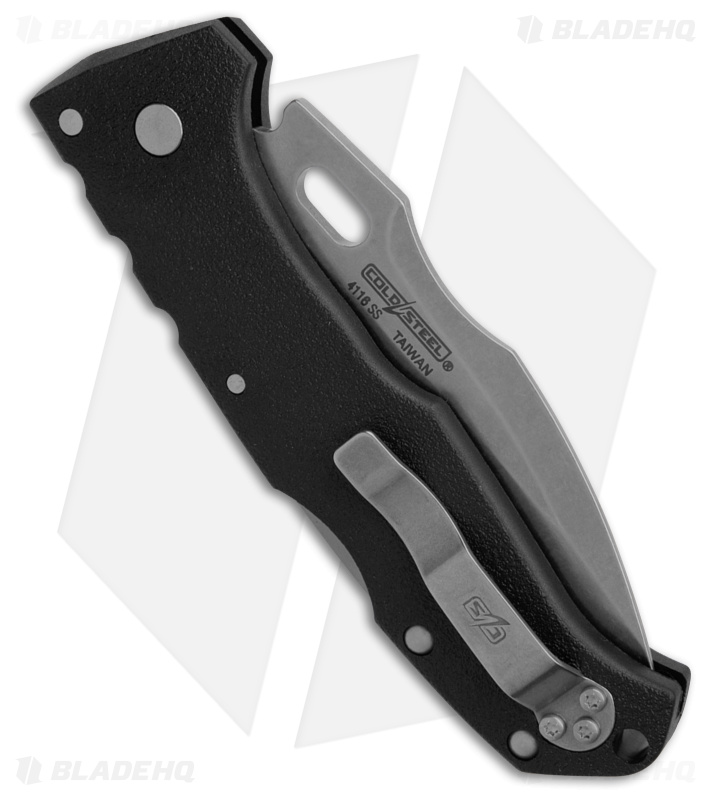 Cold Steel Pro Lite Sport Tri-Ad Lock Knife Black GFN (3.5" Stonewash) CS-20NU
