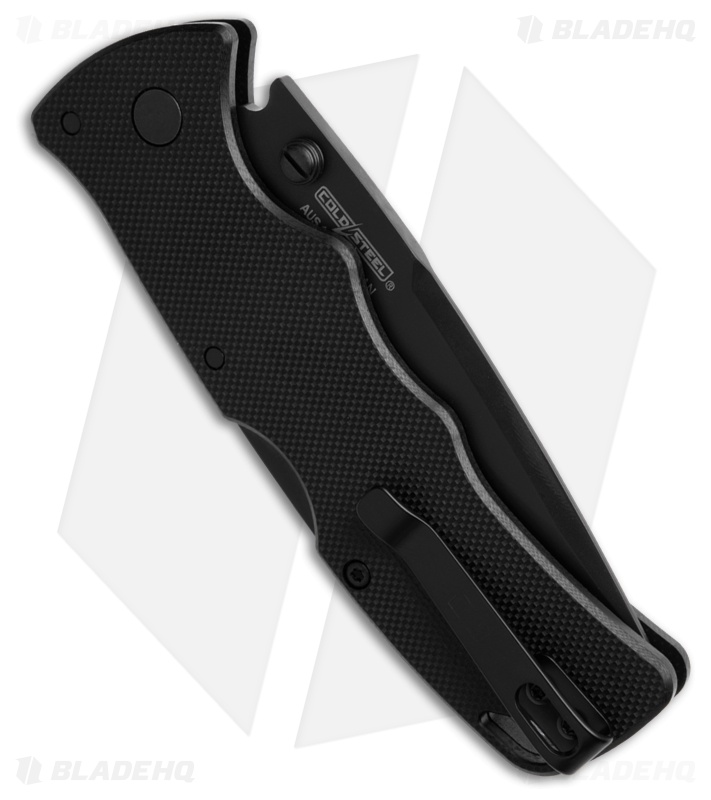 Cold Steel Verdict Spear Point Tri-Ad Lock Knife Black G-10 (3" Black) AUS-10A