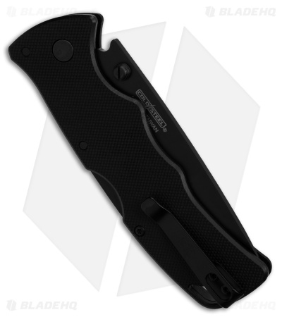 Cold Steel Verdict Tanto Tri-Ad Lock Knife Black G-10 (3" Black) AUS-10A