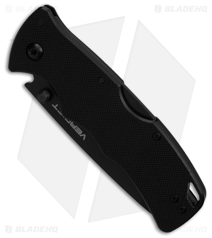 Cold Steel Verdict Tanto Tri-Ad Lock Knife Black G-10 (3" Black) AUS-10A