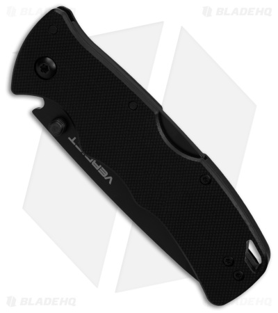 Cold Steel Verdict Tanto Tri-Ad Lock Knife Black G-10 (3" Black) AUS-10A