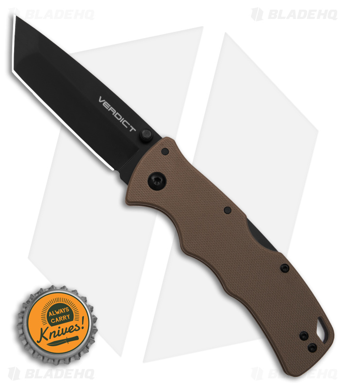 Cold Steel Verdict Knife Tan FDE G-10 (3