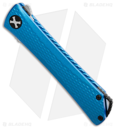 CRKT Kalbi Liner Lock Knife Blue Aluminum (3.3" Satin)