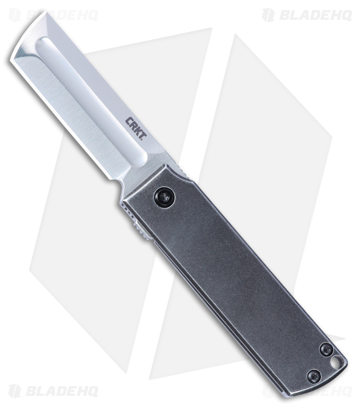 CRKT MinimalX Knife SW Dark Gray SS (Satin) 5915 - Blade HQ