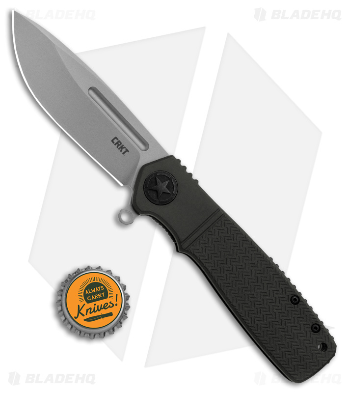 CRKT Homefront Assisted Flipper Knife OD Green - Blade HQ