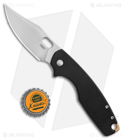 CRKT Pilar IV Frame Lock Knife Black G-10 (3.09" Satin D2)
