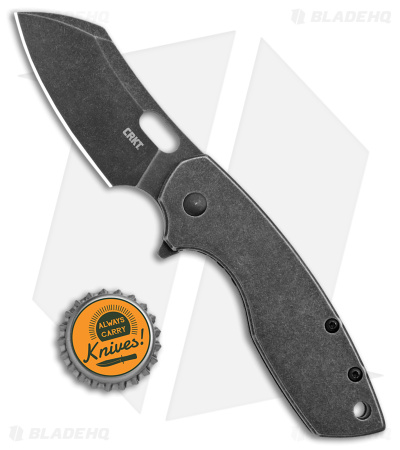 CRKT Pilar Large Frame Lock Flipper Knife Stainless Steel (2.67" Stonewash)
