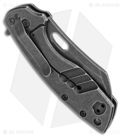 CRKT Pilar Large Frame Lock Flipper Knife Stainless Steel (2.67" Stonewash)
