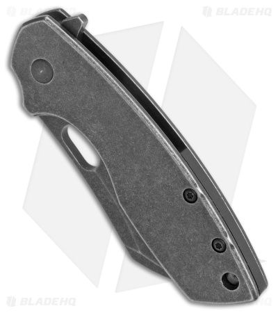 CRKT Pilar Large Frame Lock Flipper Knife Stainless Steel (2.67" Stonewash)