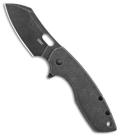 CRKT Pilar Large Frame Lock Flipper Knife Stainless Steel (2.67" Stonewash)