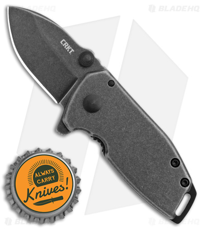 CRKT Burnley Squid Compact Frame Lock Knife (1.75" Black SW)