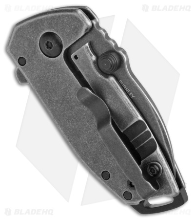 CRKT Burnley Squid Compact Frame Lock Knife (1.75" Black SW)
