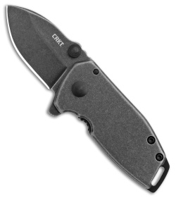 CRKT Burnley Squid Compact Frame Lock Knife (1.75" Black SW)