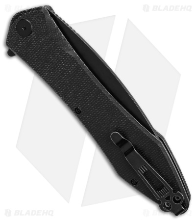 Daggerr Knives Bayun Liner Lock Knife Black Micarta ( 5" Black ) 