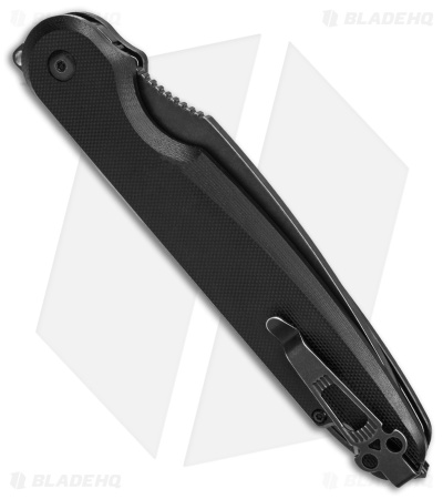 Daggerr Knives Parrot Liner Lock Knife Black G-10 (4.75" Black SW) 