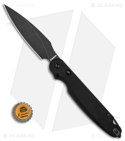 Daggerr Knives Parrot Liner Lock Knife Black G-10 (4.75" Black SW) 