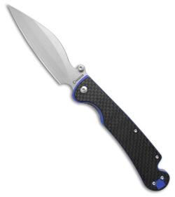 Daggerr Knives Pelican Liner Lock Knife Carbon Fiber (4" Stonewash D2)