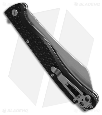 Daggerr Knives Tesak Liner Lock Knife Black FRN (5" Stonewash)