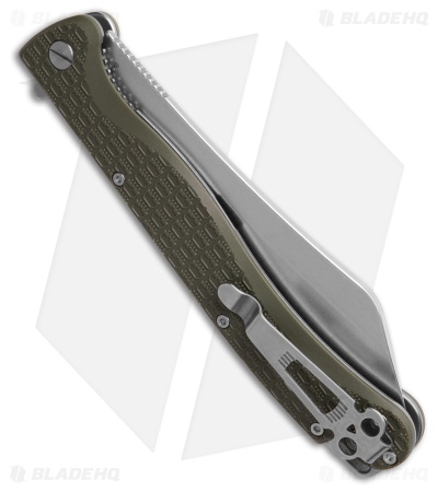 Daggerr Knives Tesak Liner Lock Knife Olive FRN (5" Stonewash)