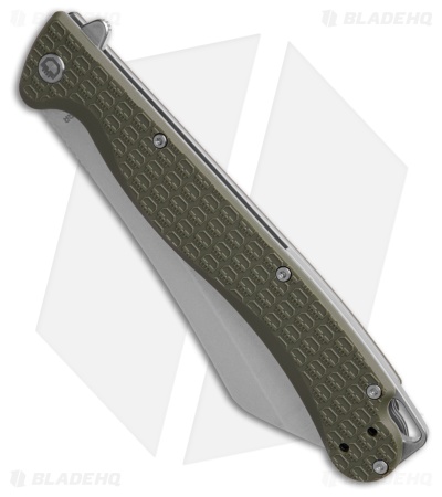 Daggerr Knives Tesak Liner Lock Knife Olive FRN (5" Stonewash)