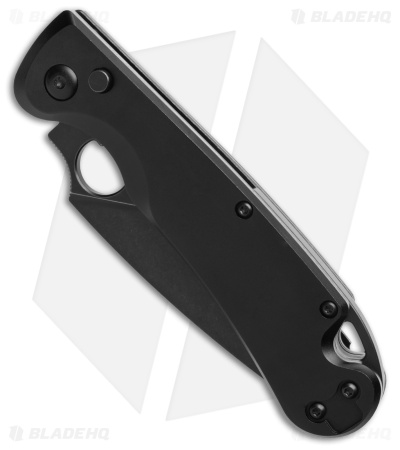 Daggerr Knives Arrow Automatic Knife Black Aluminum (3.5" Black D2)