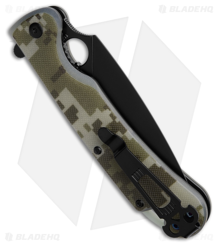 Daggerr Knives Arrow Liner Lock Knife Camo G-10 Black D2