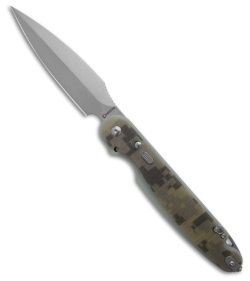 Daggerr Knives Nestor Button Liner Lock Knife Camo G-10 (4.75" Stonewash) 