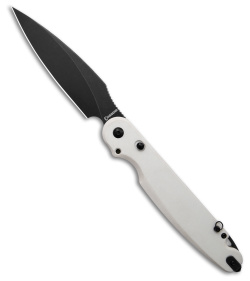 Daggerr Knives Parrot Button Liner Lock Knife Stormtrooper (4.75" Black SW)