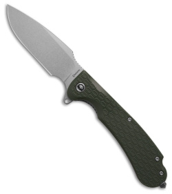 Daggerr Knives Fielder Liner Lock Knife Olive Drab Green FRN (3.5" SW) FDFRNOLSW