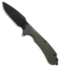 Daggerr Knives Fielder Liner Lock Knife Olive Drab Green FRN (3.5" BW) FDFRNOLBW