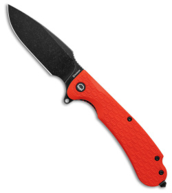 Daggerr Knives Fielder Liner Lock Knife Orange FRN (3.9" Black SW) FDFRNRNGBW