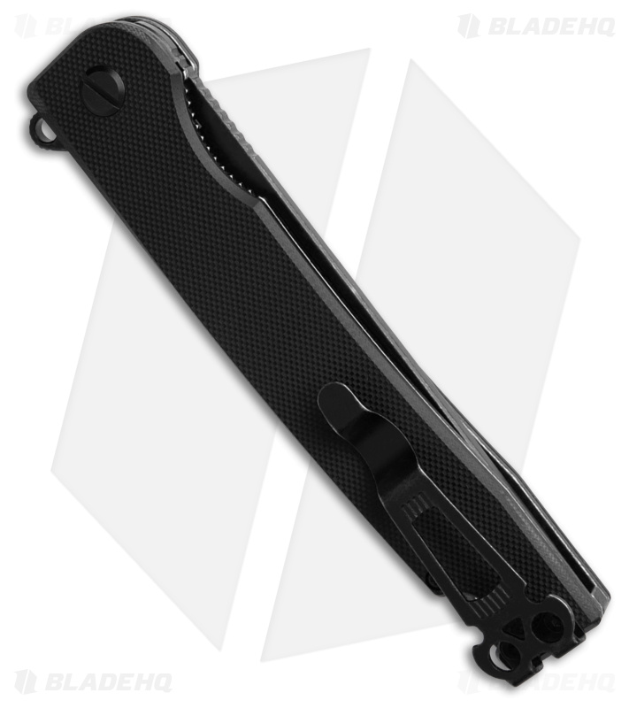 Daggerr Knives Ronin 2.0 Liner Lock Flipper Knife Black G-10 (3.75" BW)