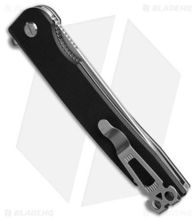 Daggerr Knives Ronin 2.0 Liner Lock Flipper Knife Black G-10 (3.75" Stonewash)